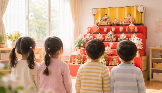 【保育園のひな祭り】3月3日、子どもたちの成長を感じた一日｜由来・ねらい・保育の工夫まで