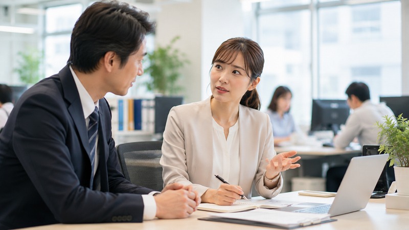 保育園の呼び出しで職場へ相談する保護者