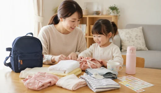 保育園の持ち物リスト完全版｜現役保育士が教える入園準備チェックリスト【年齢別・名前付けのコツも】