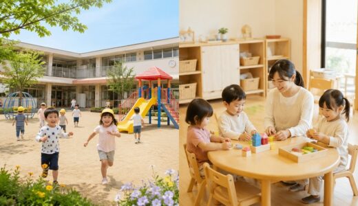 認可保育園と認可外保育園の違いとは？現役保育士がメリット・デメリットを本音で比較【後悔しない選び方】