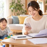 病児保育について事前に調べる子育て中の保護者