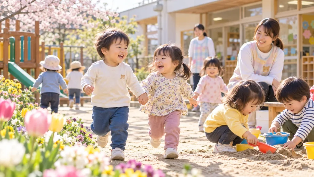 一年を過ごして成長した保育園の子どもたち